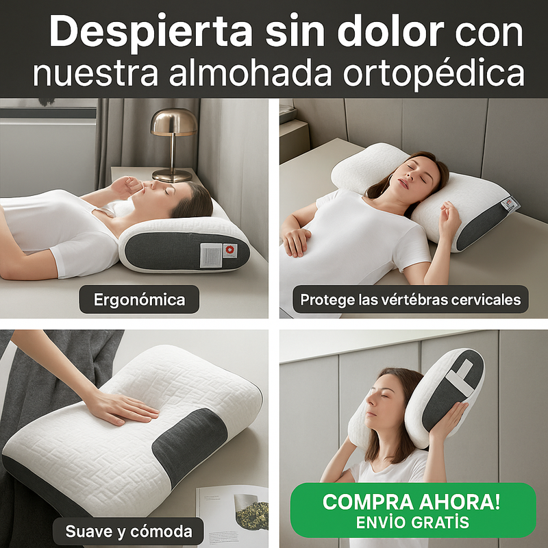 4x1 Almohada ConfortPlus® Black Friday - (Pack de Almohadas para Toda la Familia)